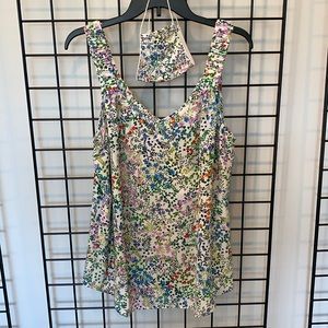 Cabi rotation tank floral size large